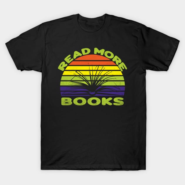 Read More Book Books T-Shirt by jorinde winter designs